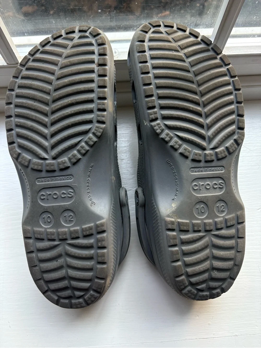 Kids Silver Comfort Crocs- Lightweight Slip-On Shoe